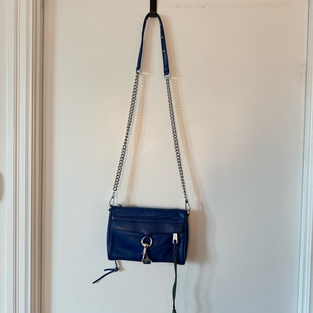 Índigo Blue Leather Crossbody Rebecca Minkoff Bag